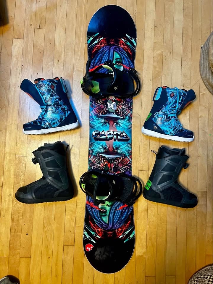 149 Capita Snowboard Package with Union Bindings and Boots